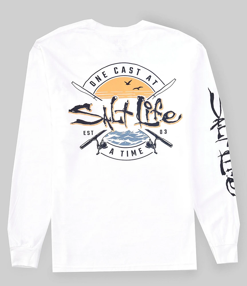 Salt Life One Cast Long Sleeve Graphic T-Shirt