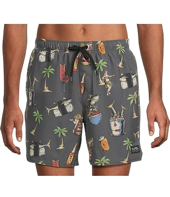 Salt Life Poke Night 7#double; Inseam Board Shorts