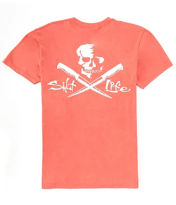 Salt Life Skull And Fillet Short Sleeve T-Shirt