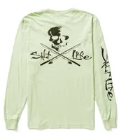 Salt Life Skull And Poles Long Sleeve Graphic T-Shirt