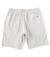 Salt Life Stride 19#double; Outseam Heathered-Knit Shorts