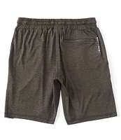 Salt Life Stride 19#double; Outseam Heathered-Knit Shorts