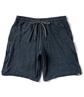 Salt Life Stride 19#double; Outseam Heathered-Knit Shorts