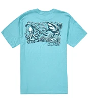 Salt Life Underwater Diving Short Sleeve Graphic T-Shirt