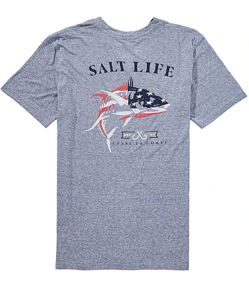 Salt Life United We Fish Short Sleeve T-Shirt