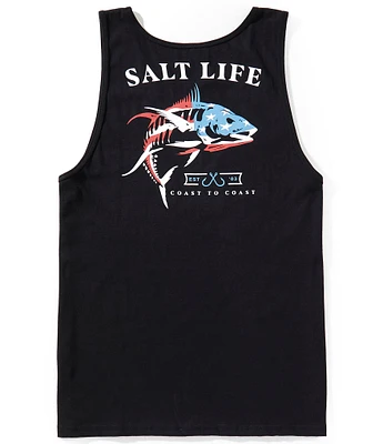 Salt Life United We Fish Sleeveless Tank