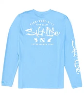 Salt Life Waterman's Trifecta Graphic Long Sleeve UV T-Shirt