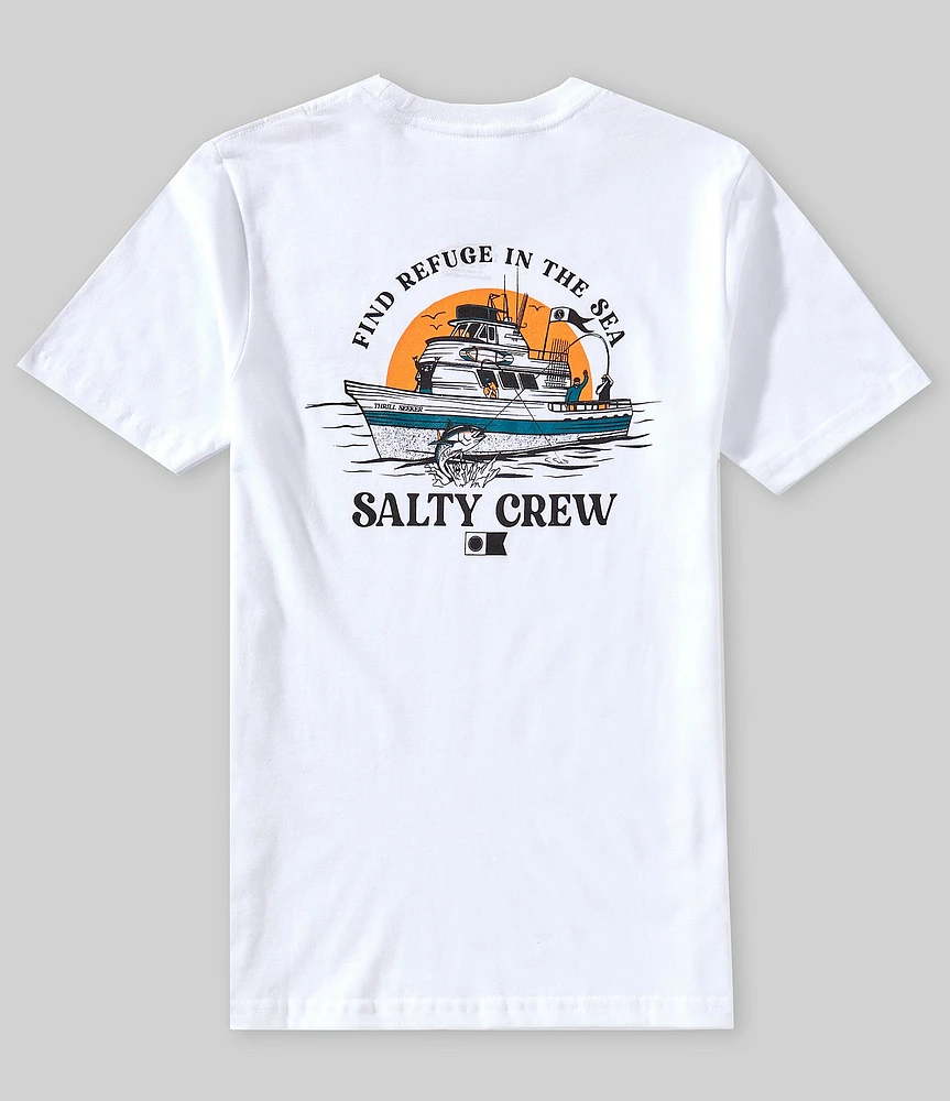 Salty Crew Big Boys Day Charter Boys Short Sleeve T-Shirt