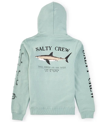 Salty Crew Big Boys 8-20 Long Sleeve Bruce Graphic Fleece Hoodie