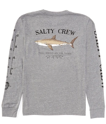 Salty Crew Big Boys 8-20 Long Sleeve Bruce T-Shirt