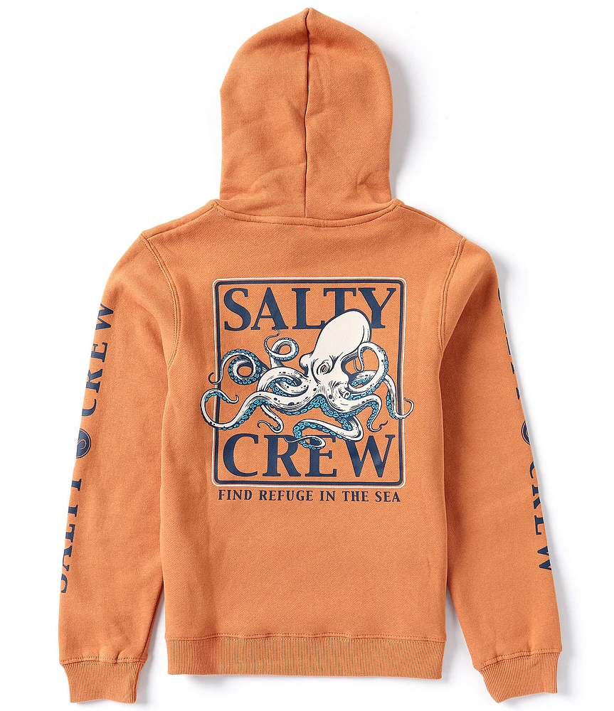 Salty Crew Big Boys 8-20 Long Sleeve Ink Slinger Graphic Fleece Hoodie