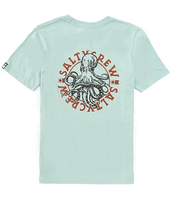 Salty Crew Big Boys 8-20 Short Sleeve Tentacles Graphic T-Shirt