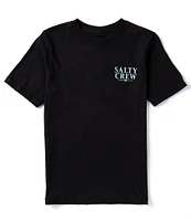 Salty Crew Big Boys 8-20 Short Sleeve Yellowfin Graphic T-Shirt