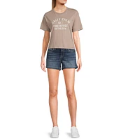 Salty Crew Boat Shop Short Sleeve Cropped T-Shirt
