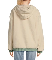 Salty Crew Coastal Colorblock Sherpa Hoodie