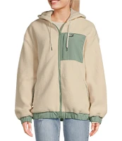 Salty Crew Coastal Colorblock Sherpa Hoodie