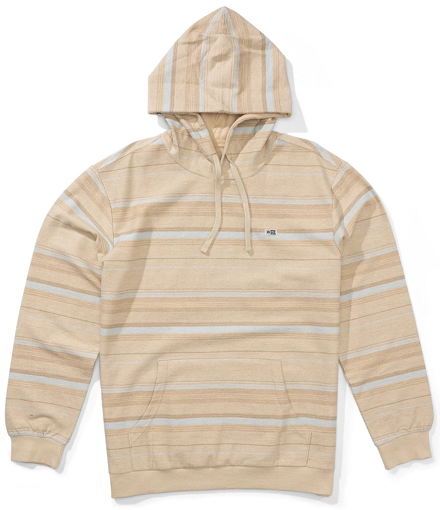 Salty Crew Crewser Long Sleeve Striped French Terry Fleece Hoodie