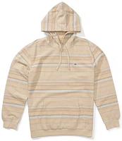 Salty Crew Crewser Long Sleeve Striped French Terry Fleece Hoodie