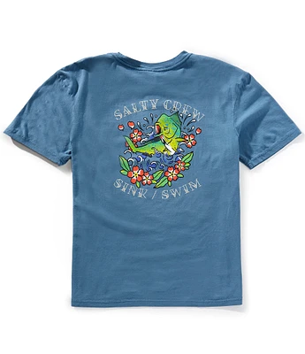 Salty Crew Hopper Vintage Short Sleeve Graphic T-Shirt