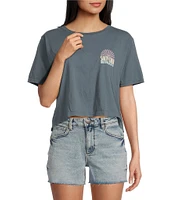 Salty Crew In The Rays Graphic Short Sleeve Cropped T-Shirt