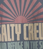 Salty Crew In The Rays Graphic Short Sleeve Cropped T-Shirt