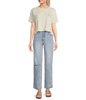 Salty Crew In The Rays Graphic Short Sleeve Cropped T-Shirt