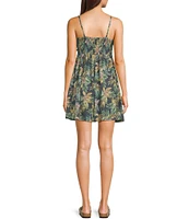Salty Crew Island Style Printed Mini Dress