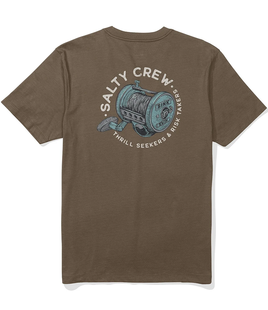 Salty Crew Jimmy Reel Good Graphic Short Sleeve T-Shirt