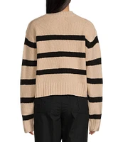 Salty Crew Lighthouse Engineered Long Sleeve Stripe Sweater