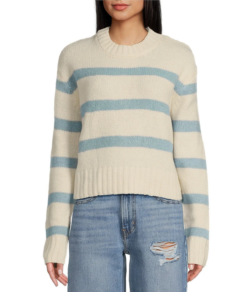 Salty Crew Lighthouse Engineered Long Sleeve Stripe Sweater