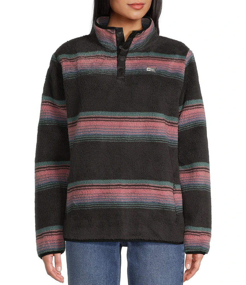 Salty Crew Long Sleeve Calm Seas Striped Cozy Pullover