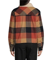 Salty Crew Long Sleeve Get Shacked Plaid Flannel Shacket