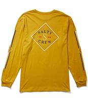 Salty Crew Long Sleeve Tippet Color Graphic T-Shirt