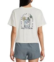 Salty Crew Ocean Spray Short Sleeve Cropped T-Shirt