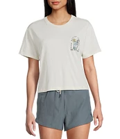Salty Crew Ocean Spray Short Sleeve Cropped T-Shirt