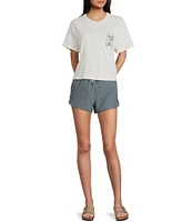 Salty Crew Ocean Spray Short Sleeve Cropped T-Shirt
