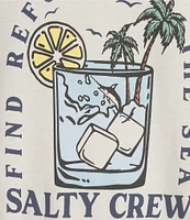 Salty Crew Ocean Spray Short Sleeve Cropped T-Shirt