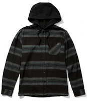 Salty Crew Outback Striped Fleece Hoodie