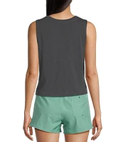 Salty Crew Outside Sleeveless Cropped Tank Top