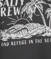 Salty Crew Outside Sleeveless Cropped Tank Top