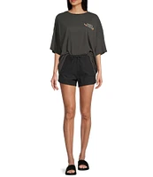Salty Crew Oversized Hopper Cover Up Short Sleeve Graphic T-Shirt