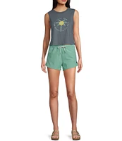 Salty Crew Queen Palm Graphic Tank Top