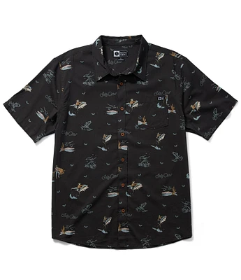 Salty Crew Round Up Short Sleeve Woven Shirt