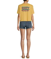 Salty Crew Summertime Cropped Boxy Graphic T-Shirt