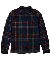 Salty Crew Swellter Long Sleeve PolarFleece™ Plaid Shirt