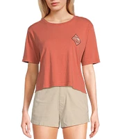 Salty Crew Tippet Fill Graphic Cropped T-Shirt