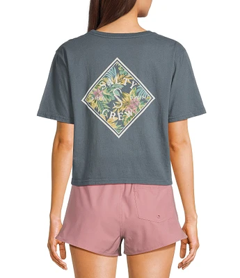 Salty Crew Tippet Fill Short Sleeve Cropped Graphic T-Shirt