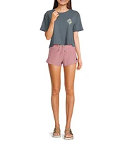 Salty Crew Tippet Fill Short Sleeve Cropped Graphic T-Shirt