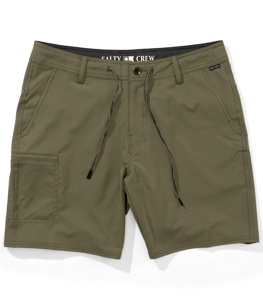 Salty Crew Transom Tech Hybrid 19#double; Outseam Shorts
