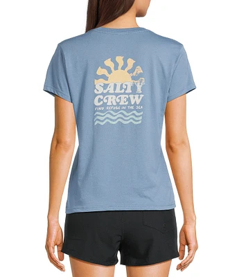 Salty Crew West Bound Cap Sleeve Modern T-Shirt